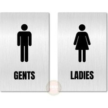 Orse Reklam Gents And Ladies Tuvalet Yazısı