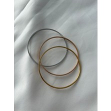 Organik Kutum Ajda Bilezik 3 Renk ( 65mm )