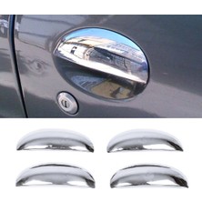 ZNZ Oto Aksesuar Toyota Aygo 2005-2014 Arası Krom Kapı Kolu 4 Kapı P.çelik