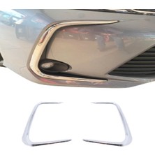 ZNZ Oto Aksesuar Toyota Corolla 2019 Üzeri Krom Sis Çerçeve 2 Prç P.çelik