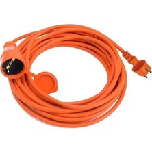 Granada 25 Metre 3x1.5 mm² Topraklı Tekli Kauçuk Seyyar Uzatma Kablosu TTR/CCA - Turuncu