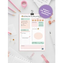 Postermanya Joy Günlük Planlayıcı, Süresiz Planlayıcı, Daily Planner, Yapılacaklar Listesi, To Do List, A5 50 Sf