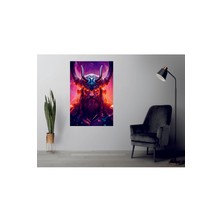 Meta Cam Meta Dekorasyon 3D Vıkıng Görseli Temperli Cam Üzerine Tablo Sevgilinize Yılbaşı Hediye