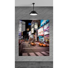 Meta Cam Temperli Cam Üzerine New York Sokakları Bakısı