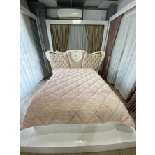 Kumru Çeyiz  Pamuk Polyester Peluş Çift Taraflı Yorgan Tek Kişilik 155X215