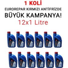 Eurorepar Kırmızı Antifriz 12 Litre (1 Koli) 1691352380