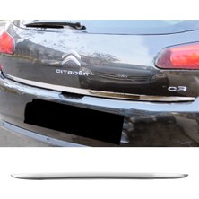 ZNZ Oto Aksesuar Citroen Citroen C3 2009-2016 Arası Krom Bagaj Alt Çıta P.çelik
