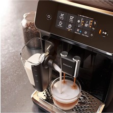 Philips Lattego Seri 15 Bar Pompa Basınçlı Dokunmatik Ekranlı Premium Tam Otomatik Espresso Makinesi - LUCİOLE BEYAZ LAMBADER HEDİYE!