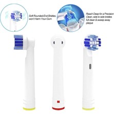 Lovyco Floss Action 8'li Oral-B Uyumlu Dış Fırçası Yedek Başlığı