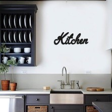 CajuArt Dekoratif Kitchen Mutfak Yazılı Ahşap Duvar Tablo Dekor