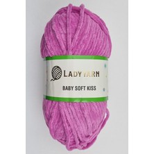 Lady Yarn Baby Soft Kıss Gül Pembe Kadife El Örgü Ipi