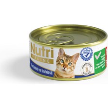 Nutri Feline 85 gr Ton Balıklı ve Karidesli 6 Adet Yaş Kedi Maması