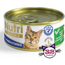 Nutri Feline 85GR Ton Balıklı ve Karidesli 32 Adet Yaş Kedi Maması