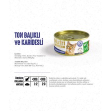 Nutri Feline 85GR Ton Balıklı ve Karidesli 32 Adet Yaş Kedi Maması