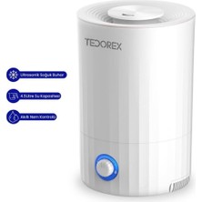 Tedorex Js-01 Ultrasonik Hava , Oda Nemlendirici 4.5 Lt Beyaz