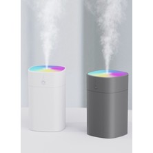 Nacg H2O Humidifier 400 ml Ulrasonik Hava - Oda- Araç Nemlendirici Buhar Makinesi Aroma Difüzörü 4507