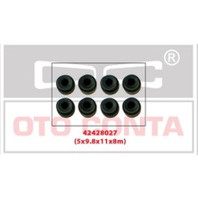 OTOCONTA Subap Lastigi (8 Adet / Viton) Pünto-Doblo-Fiorino-Linea 1.4 8V (5X9,8X11X8MM ) 102008