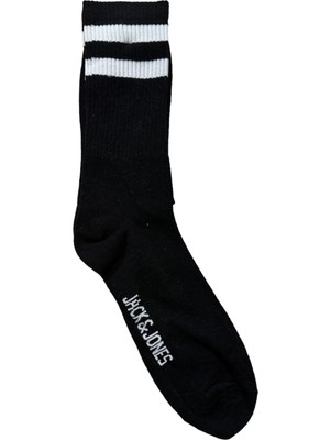 Jack & Jones Aedan Tennıs Sock Sn Erkek Siyah Çorap 12240479-02