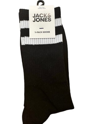 Jack & Jones Aedan Tennıs Sock Sn Erkek Siyah Çorap 12240479-02