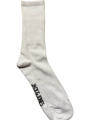 Jack & Jones Aedan Tennıs Sock Sn Erkek Beyaz Çorap 12240479-01