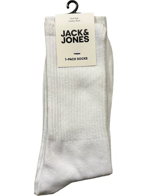 Jack & Jones Aedan Tennıs Sock Sn Erkek Beyaz Çorap 12240479-01