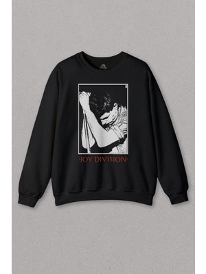 So Cool Unisex Sweatshirt Joy Division Ian Curtis 90S Rock Punk Uk Baskılı Sweat