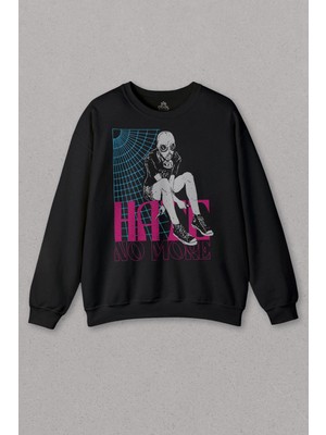 So Cool Unisex Sweatshirt Hate No More 2k 22 Acid Street Culture Urban Baskılı Sweat
