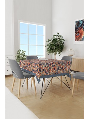 Moud's Mozaik Desenli Süet Dertsiz Masa Örtüsü