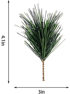 Hermoso 60 Pc Yapay Yeşil Çam Iğneleri Dalları-Küçük Çam Dalları Kaynaklanıyor (Yurt Dışından)