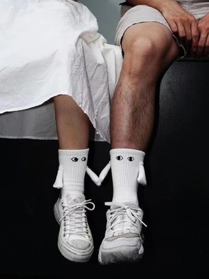 Mazen Mıknatıslı El Ele Tutuşan Mıknatıslı Çorap Sevgili Çorabı 1 Çift