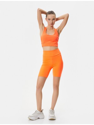 Koton Biker Tayt Spor Yüksek Bel Slim Fit