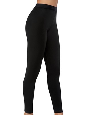 Tutku Siyah Termal Kadın Tayt - Isı Koruyucu Özellikli Konforlu Tasarım M Beden