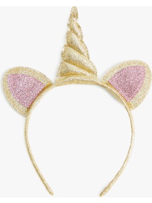 Koton Yılbaşı Unicorn Taç Boynuz Detaylı Simli