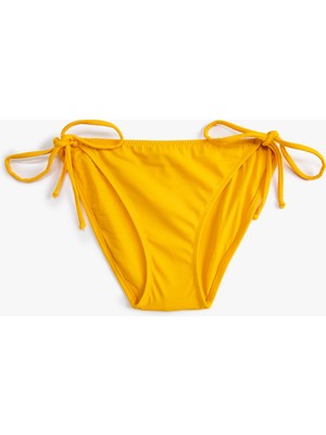 Koton Basic Bikini Altı Normal Bel Yanları Bağlama Detaylı