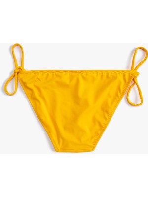 Koton Basic Bikini Altı Normal Bel Yanları Bağlama Detaylı