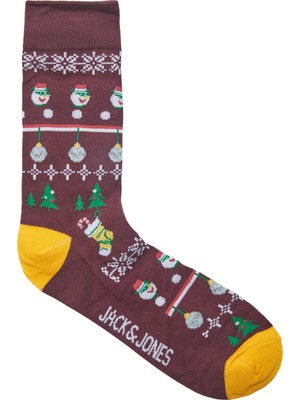 Jack & Jones Jingle Socks Giftbox Erkek Lacivert Çorap 12222807-04