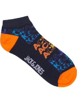 Jack & Jones Color Logo Short Sock Erkek Lacivert Çorap 12217664-04