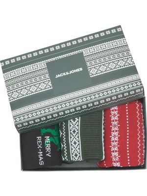 Jack & Jones Rexmas Socks Giftbox Erkek Renkli Çorap 12222810-28