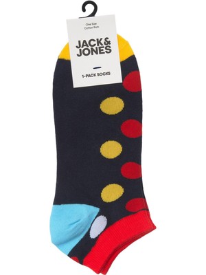 Jack & Jones Cheer Dot Short Sock Erkek Lacivert Çorap 12209454-04