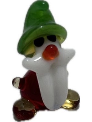 Hasyılmaz El Yapımı Mini Murano Cam Şirinler Biblo A153-06