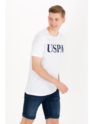 U.S. Polo Assn. Erkek Beyaz Tişört Basic 50262976-VR013
