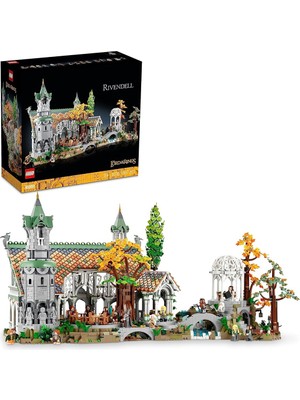 LEGO Icons Yüzüklerin Efendisi: Rıvendell 10316 - Yetişkinler Için Ortay Dünya’ya Yolculuk Şansı Sunan Bir Yaratıcı Oyuncak Yapım Seti (6167 Parça)