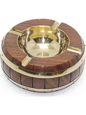 Hediye Sandalı Pirinç  Fıçı Küllük