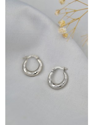 Sinsirella 925 Ayar Gümüş Kaplama Güneş Desenli Klipsli Kadın Küpe