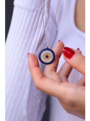 Sinsirella 925 Ayar Gümüş Kaplama Nazar Kolye