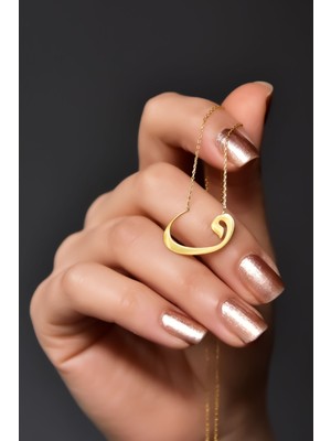 Sinsirella 925 Ayar Gümüş Kaplama Vav Kolye