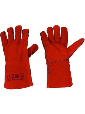 Junıor Kaynakçı Eldiveni Çift Deri (4 ÇİFT)