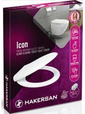 Hakersan Icon Klozet Kapağı