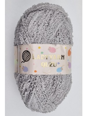 Lady Yarn Quzu Gri El Örgü Ipi