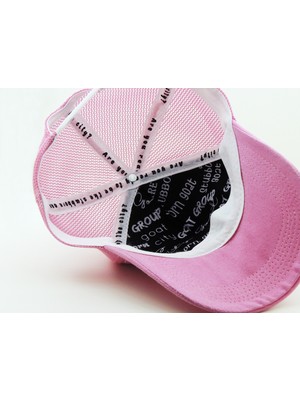 City Goat Trucker (Nakışlı) Madbull Logolu Unisex Pembe Şapka (Cap)